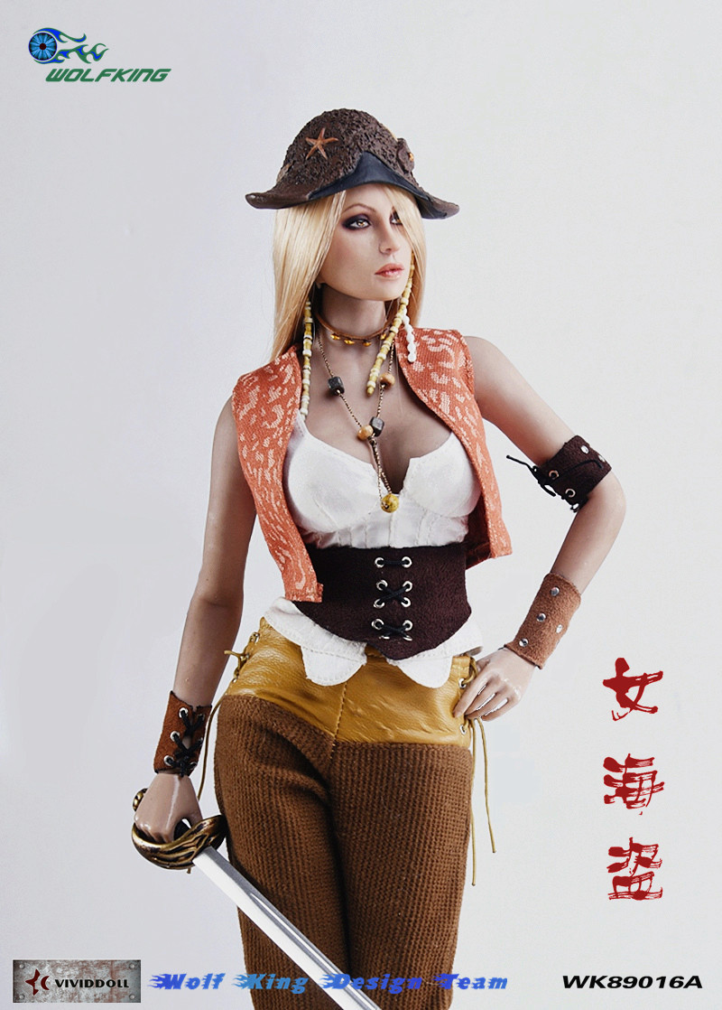 fantasy - NEW PRODUCT: WOLFKING New Products: 1/6 Sexy Female Pirates - Head Carving Costume Set (WK89016A) 15243410