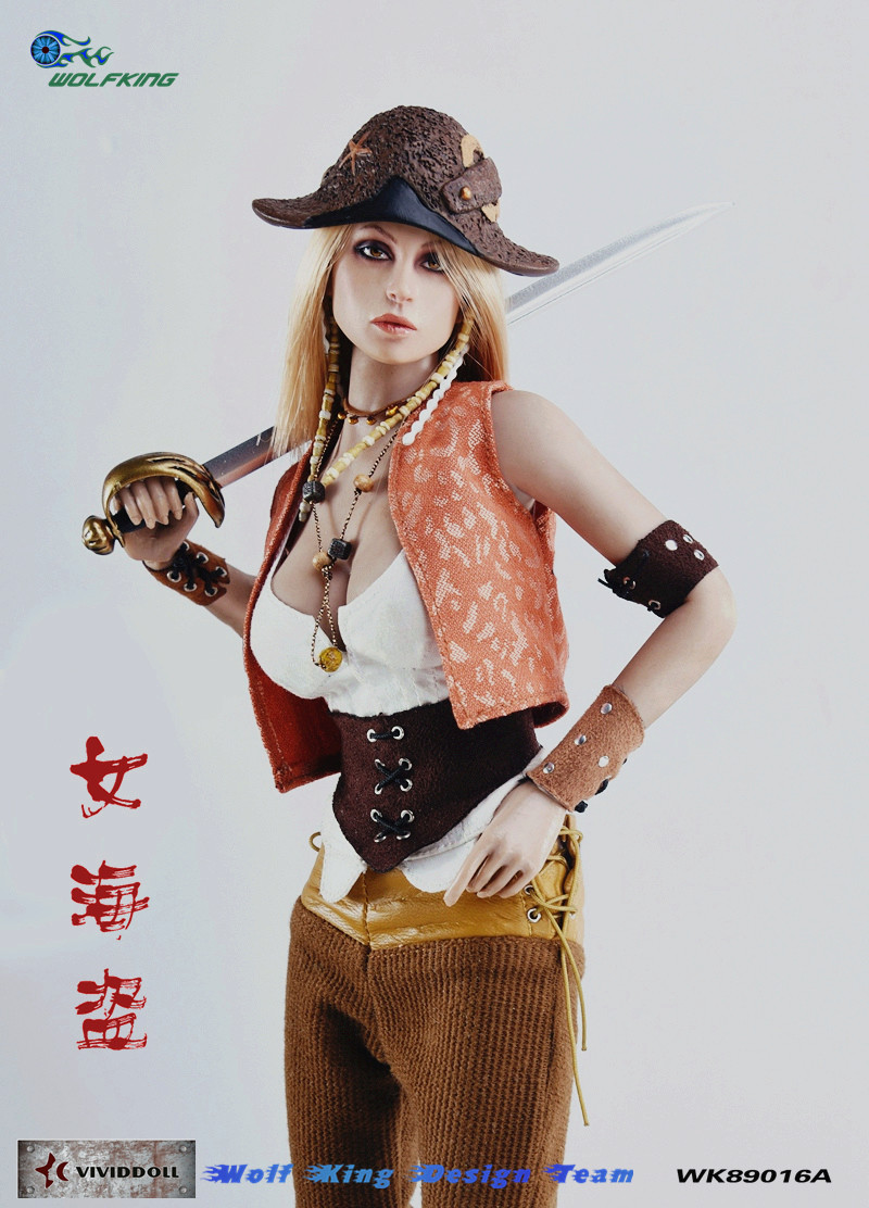 fantasy - NEW PRODUCT: WOLFKING New Products: 1/6 Sexy Female Pirates - Head Carving Costume Set (WK89016A) 15244410