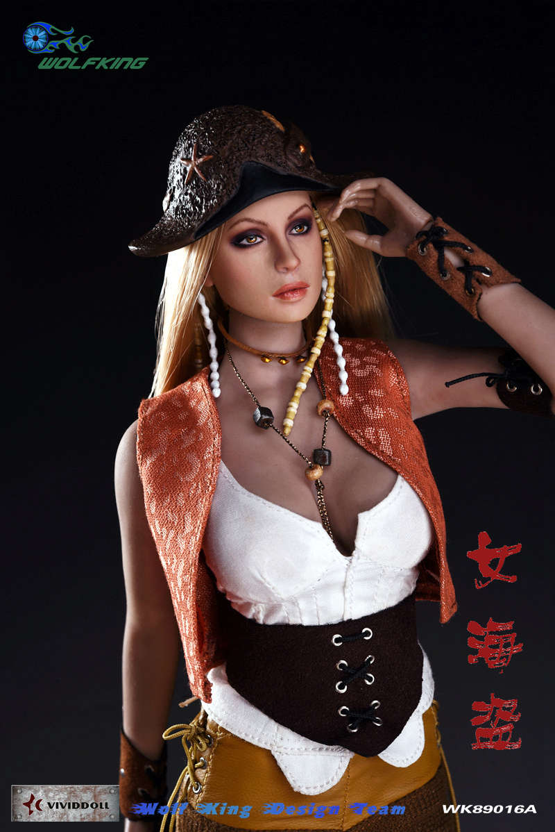 NEW PRODUCT: WOLFKING New Products: 1/6 Sexy Female Pirates - Head Carving Costume Set (WK89016A) 15245710