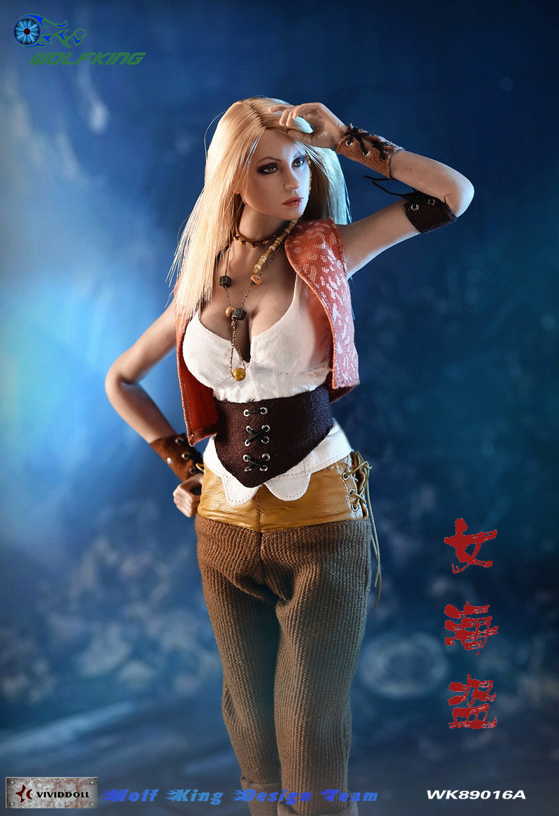 fantasy - NEW PRODUCT: WOLFKING New Products: 1/6 Sexy Female Pirates - Head Carving Costume Set (WK89016A) 15253810