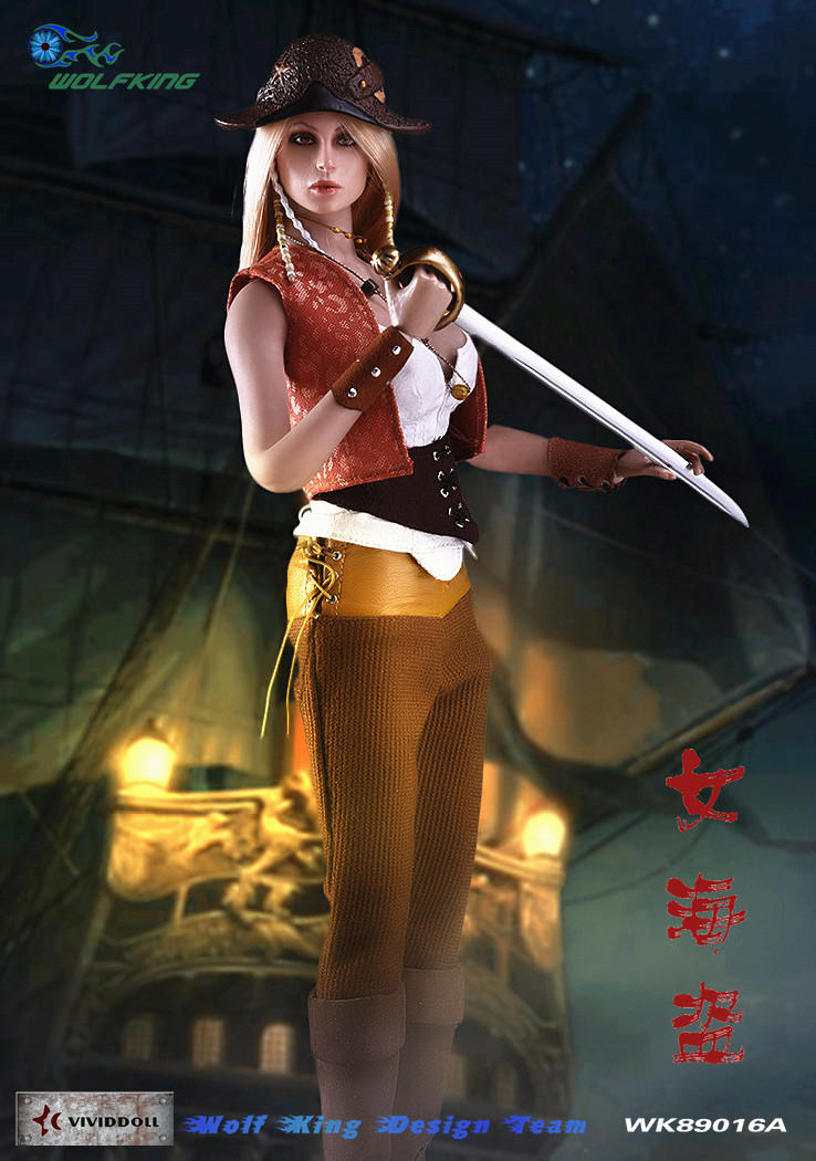 NEW PRODUCT: WOLFKING New Products: 1/6 Sexy Female Pirates - Head Carving Costume Set (WK89016A) 15261210