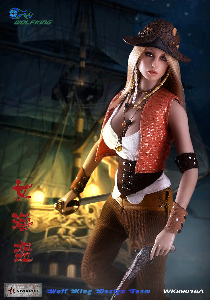 fantasy - NEW PRODUCT: WOLFKING New Products: 1/6 Sexy Female Pirates - Head Carving Costume Set (WK89016A) 15262210