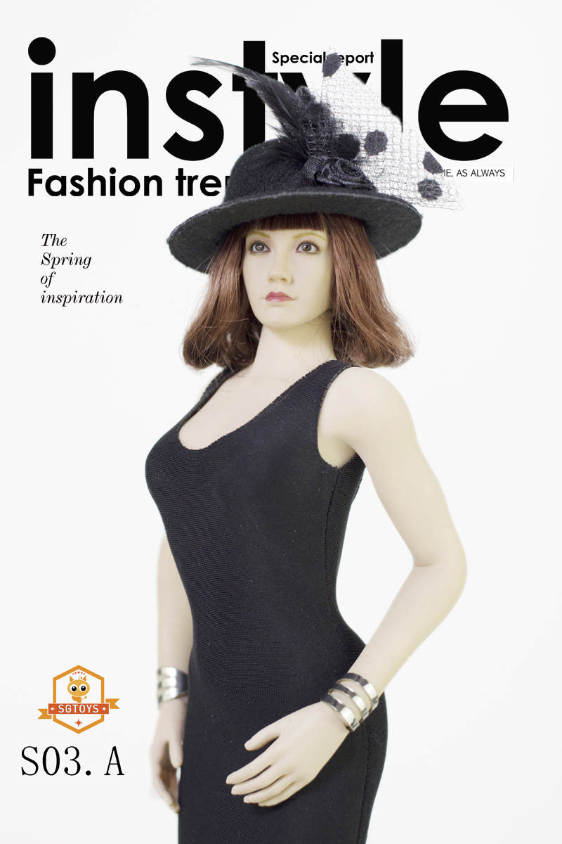 hat - NEW PRODUCT: SGTOYS New Product: 1/6 S03 Sexy Lady Dress Set (5 colors) 15264710