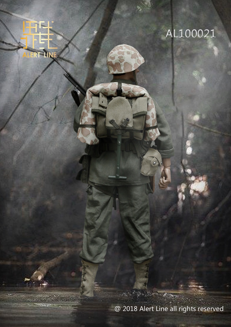 WWII - NEW PRODUCT: Alert Line : 1/6 WWII US Marine Corps Browning Automatic Rifle （BAR） Gunner Set 1611