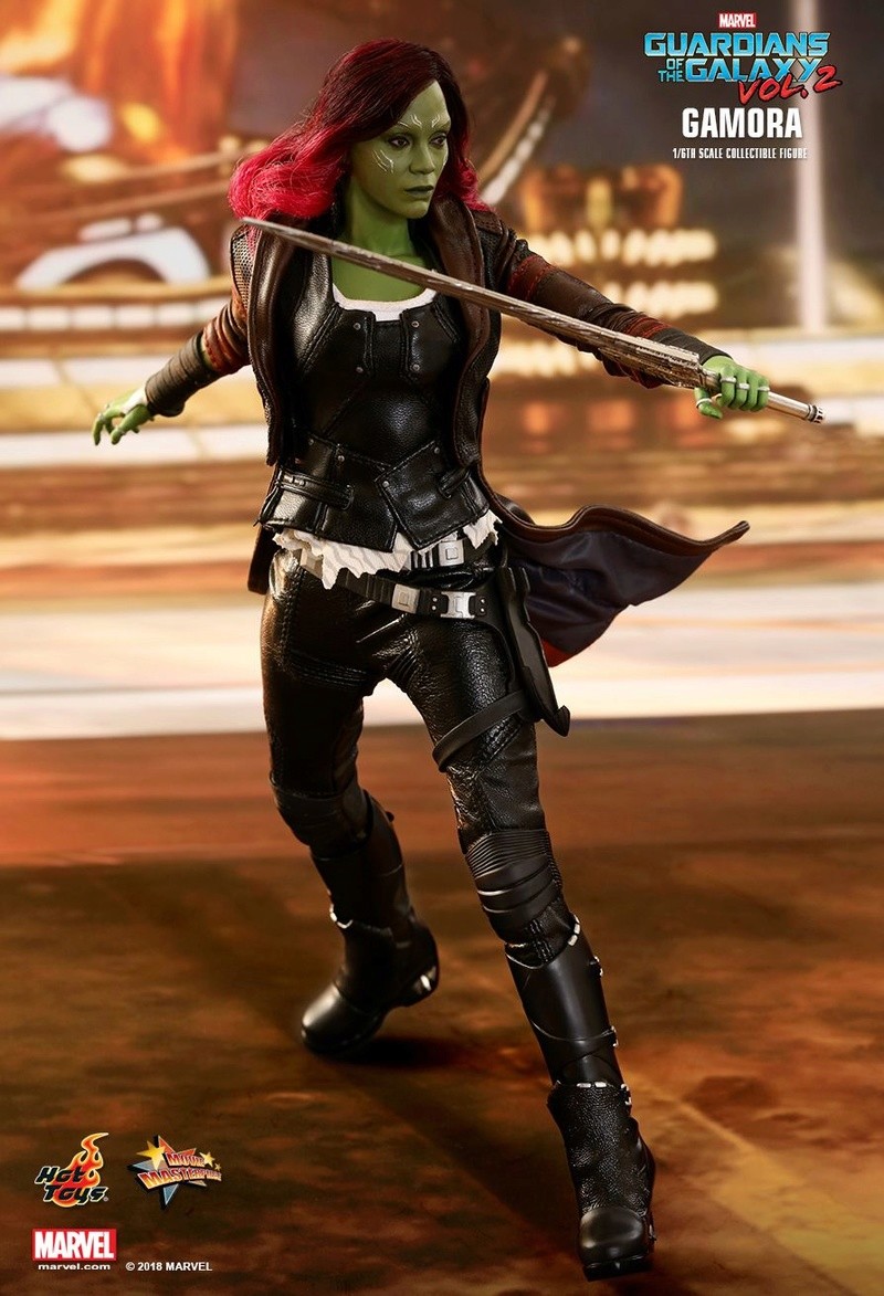 NEW PRODUCT: HOT TOYS (MMS483) GUARDIANS OF THE GALAXY VOL. 2 GAMORA 1/6TH SCALE COLLECTIBLE FIGURE 1612