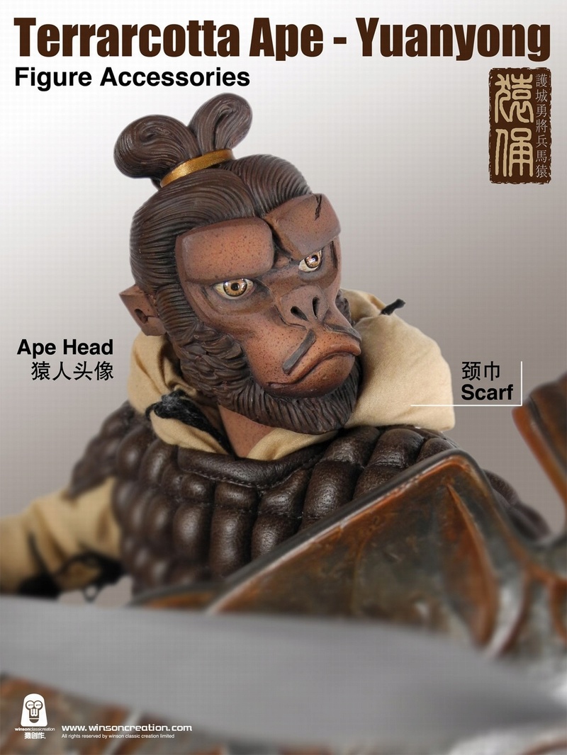 NEW PRODUCT: 猿 猿 新品 :: 1/6 Guardian of the City - Terracotta Warriors and Horses 猿俑 Action Figures 16211610