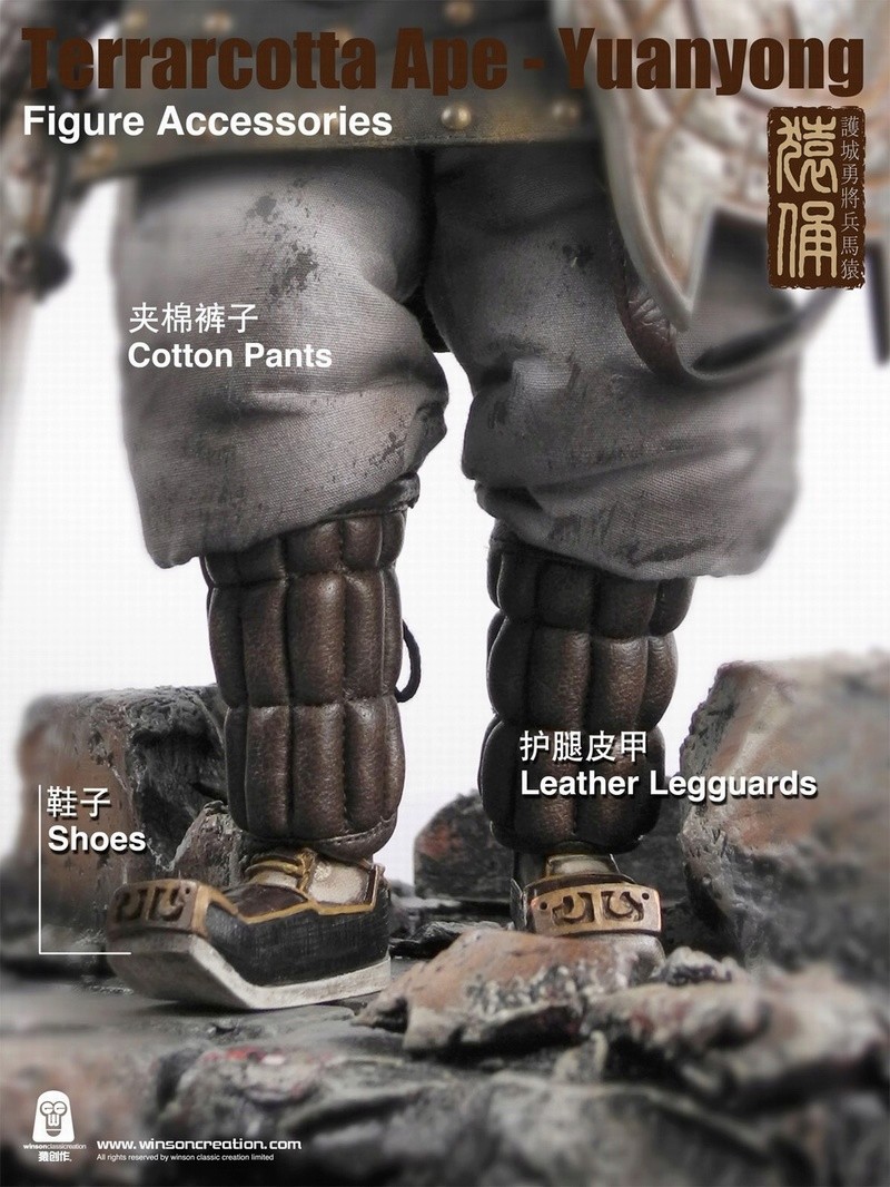 NEW PRODUCT: 猿 猿 新品 :: 1/6 Guardian of the City - Terracotta Warriors and Horses 猿俑 Action Figures 16211910