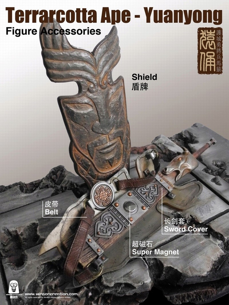 NEW PRODUCT: 猿 猿 新品 :: 1/6 Guardian of the City - Terracotta Warriors and Horses 猿俑 Action Figures 16212010