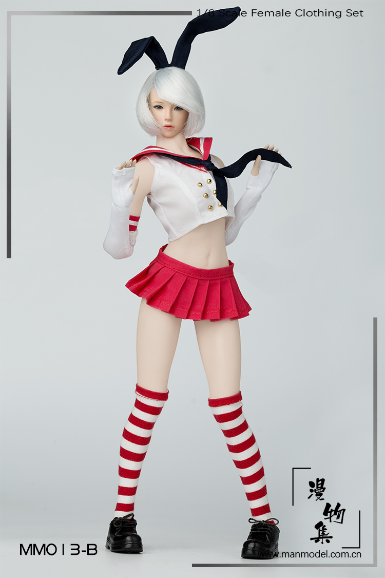 clothing - NEW PRODUCT: Diffuser Set Manmodel New: 1/6 Doll Costume Series MM013 - Second Element Sailor Suit Rabbit Ear Kit Four 166