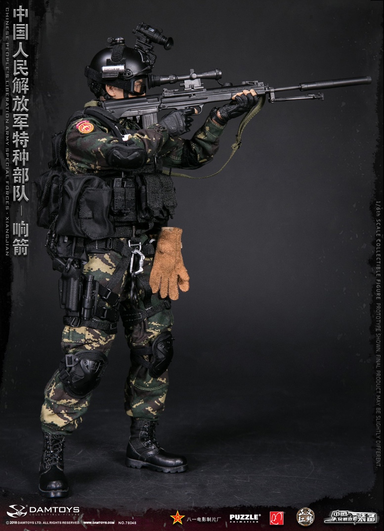 chinese - NEW PRODUCT: DAMTOYS New Products: 1/6 Special Forces of the People's Liberation Army of China - "Singing Arrows" Moving Figures (78048#) 17061810