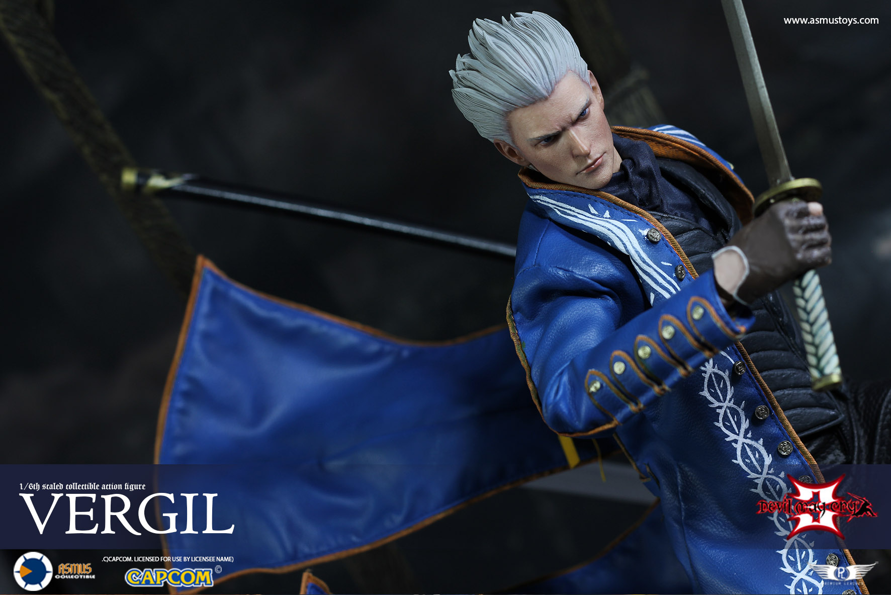 devilmaycry - NEW PRODUCT: Asmus Toys New: 1/6 "Cry of Devil 3" series - Vergil Moving figure 17265210