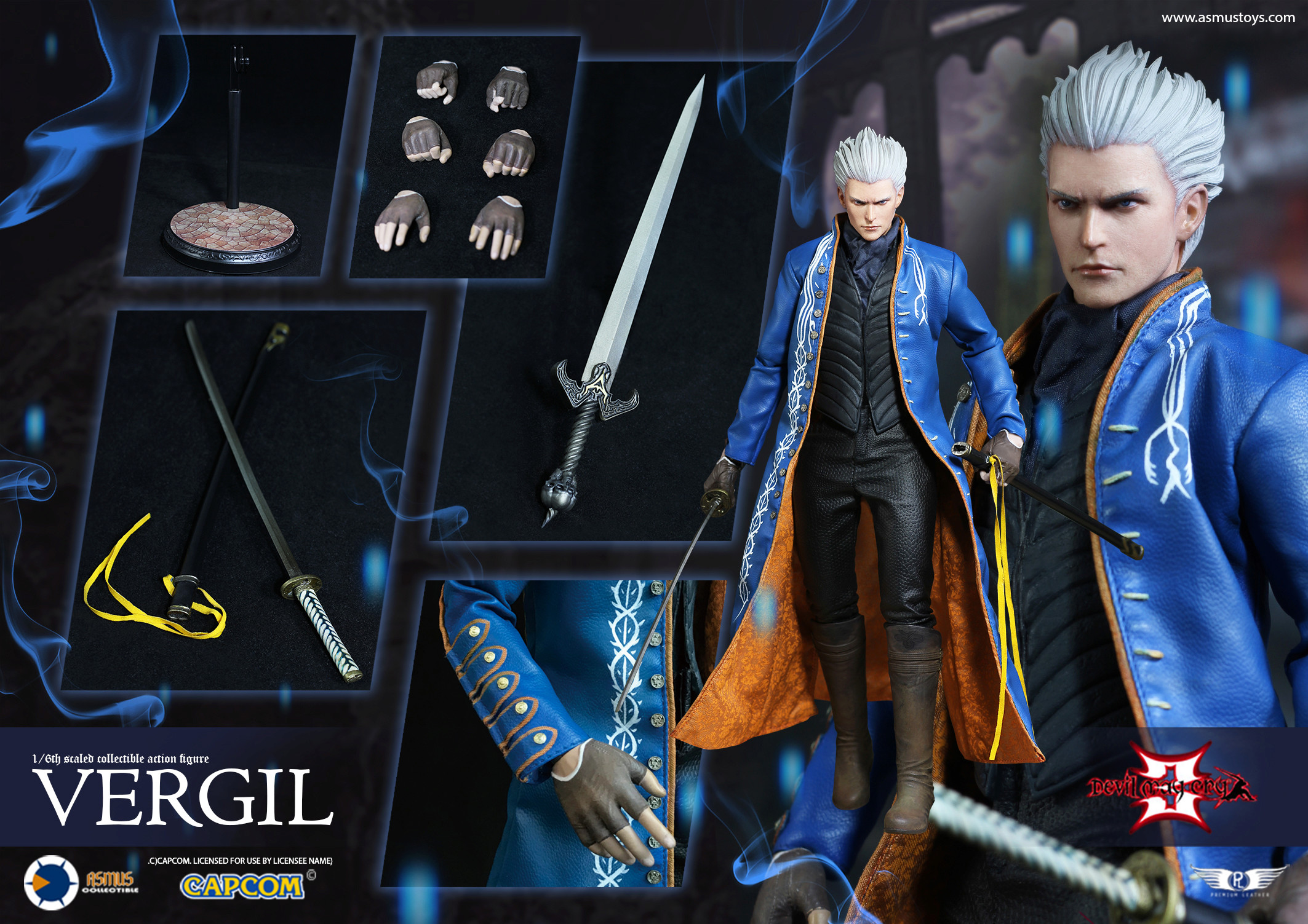 DevilMayCry - NEW PRODUCT: Asmus Toys New: 1/6 "Cry of Devil 3" series - Vergil Moving figure 17265810