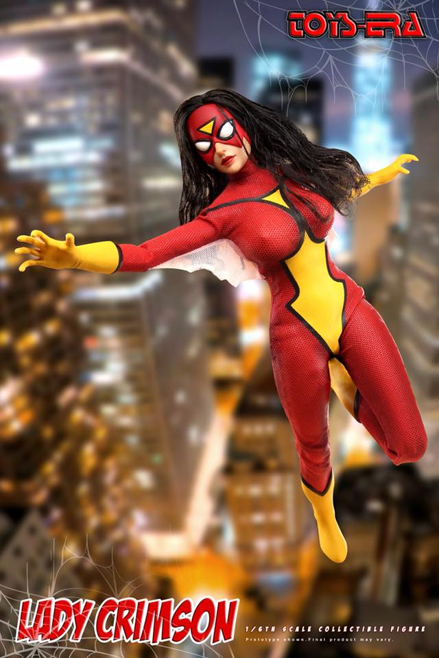 Marvel - NEW PRODUCT: Toys Era 1/6th scale Lady Crimson 12-inch collectible figure (AKA Spider-Woman) 320