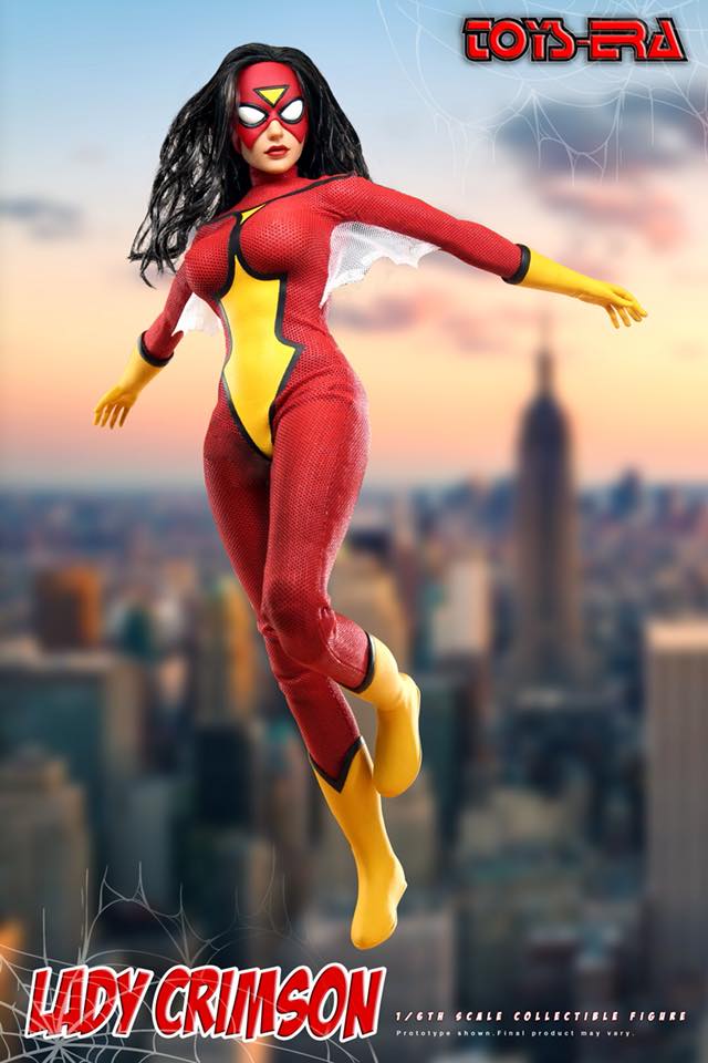 spider - NEW PRODUCT: Toys Era 1/6th scale Lady Crimson 12-inch collectible figure (AKA Spider-Woman) 420