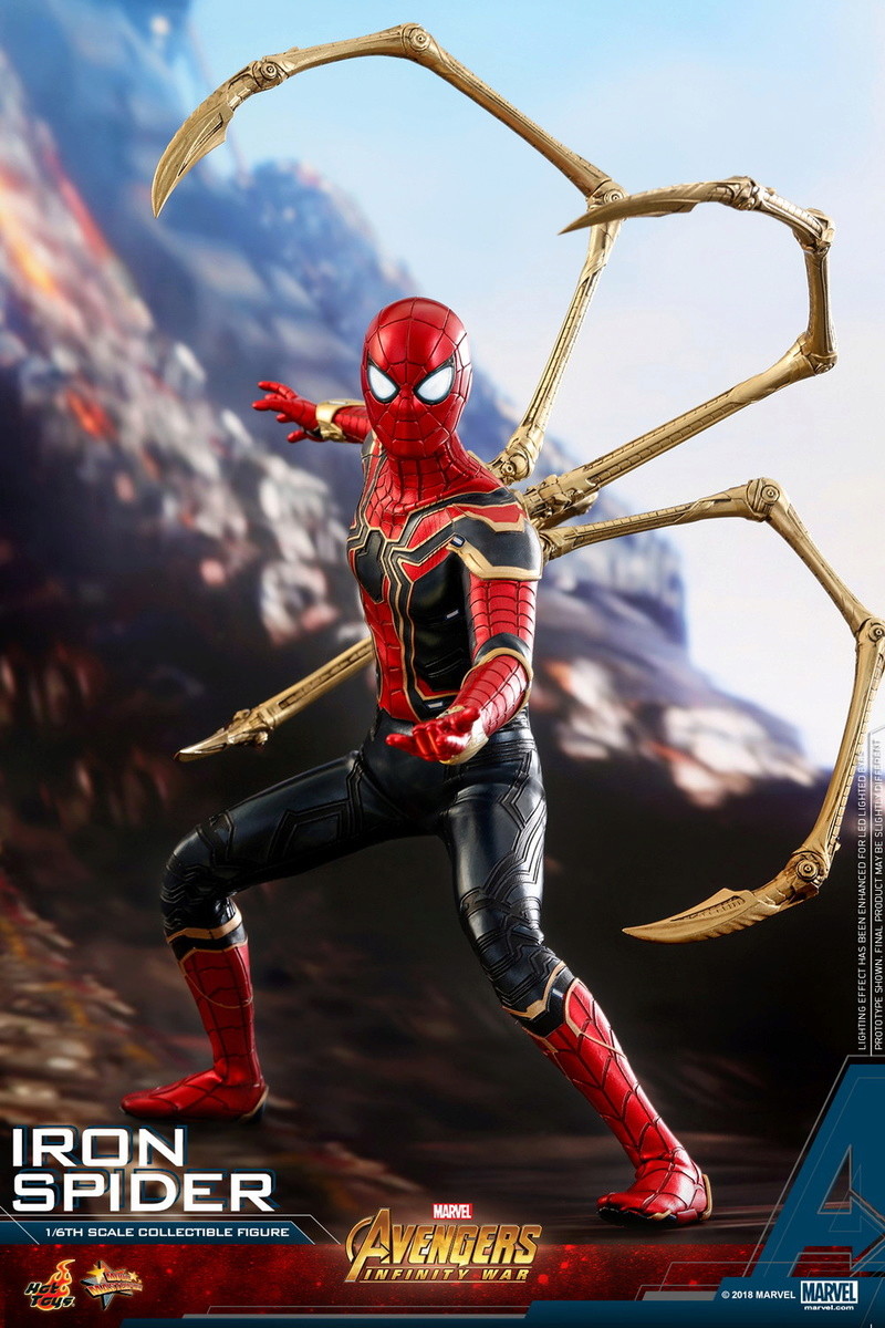 MCU - NEW PRODUCT: Hot Toys – MMS482 – Avengers: Infinity War– 1/6th scale Iron Spider Collectible Figure Hot-to10