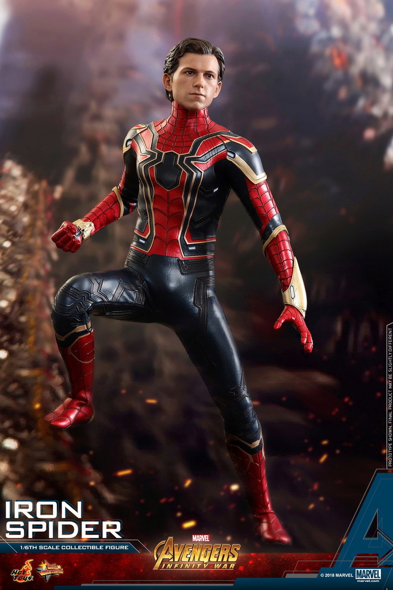 superhero - NEW PRODUCT: Hot Toys – MMS482 – Avengers: Infinity War– 1/6th scale Iron Spider Collectible Figure Hot-to12