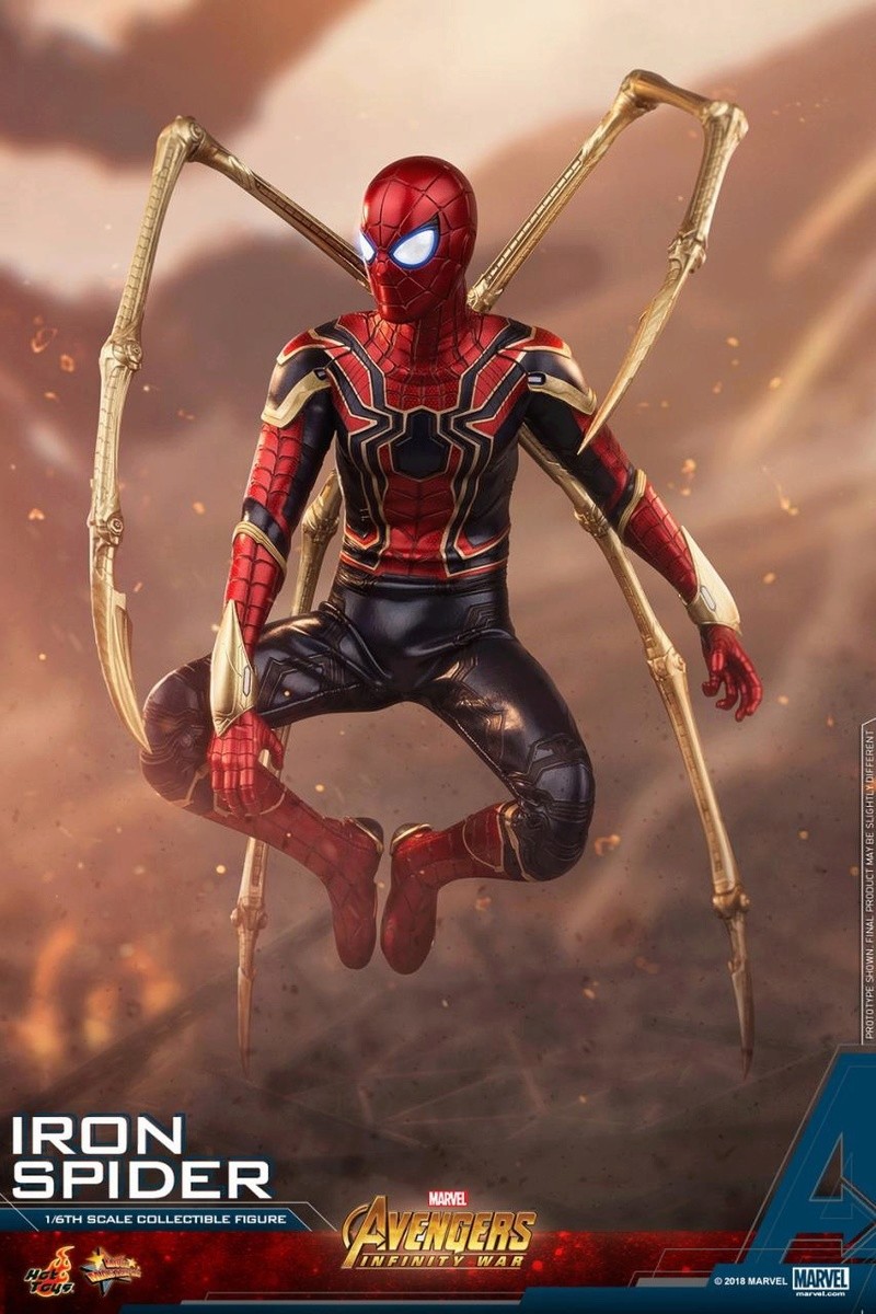 Marvel - NEW PRODUCT: Hot Toys – MMS482 – Avengers: Infinity War– 1/6th scale Iron Spider Collectible Figure Hot_to10