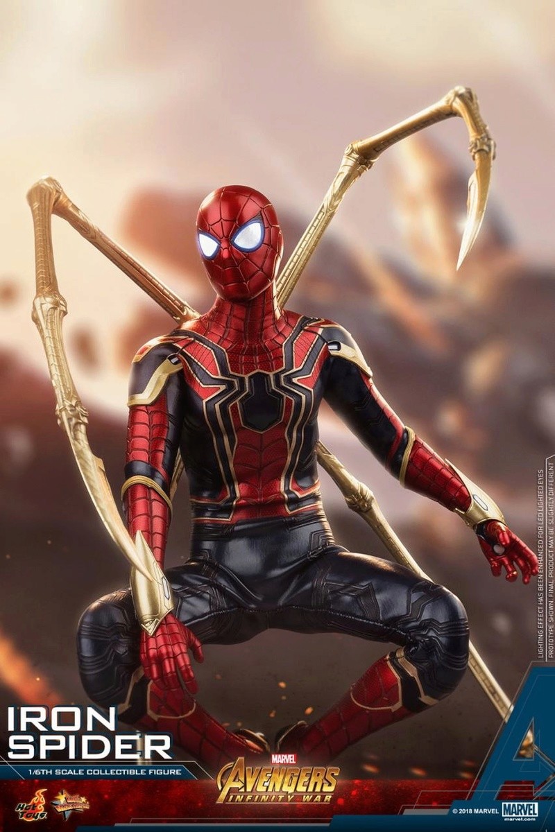 film - NEW PRODUCT: Hot Toys – MMS482 – Avengers: Infinity War– 1/6th scale Iron Spider Collectible Figure Hot_to12