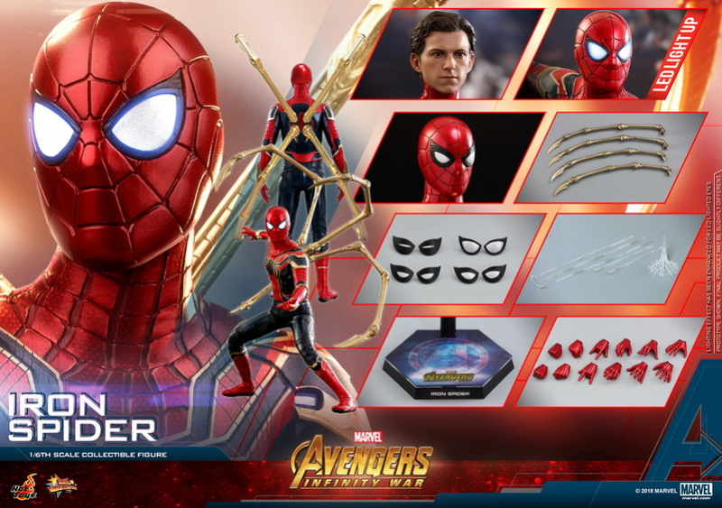 infinitywar - NEW PRODUCT: Hot Toys – MMS482 – Avengers: Infinity War– 1/6th scale Iron Spider Collectible Figure Hot_to29