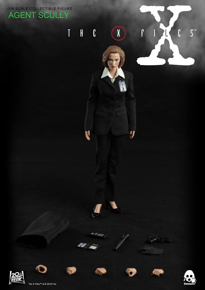 SciFi - NEW PRODUCT: Threezero: The X-Files: Agent Dana Scully 1/6 scale collectible figure (Updated 5/4/18) Threez10