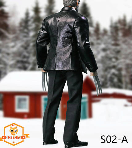 Details about   SGTOYS S02B 1/6 Men's Fashion Leather Suit Clothes Set Fit PH/COOMODEL Body 