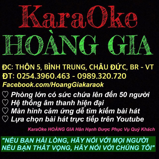 Karaoke Hoàng Gia Bình Trung 21106410