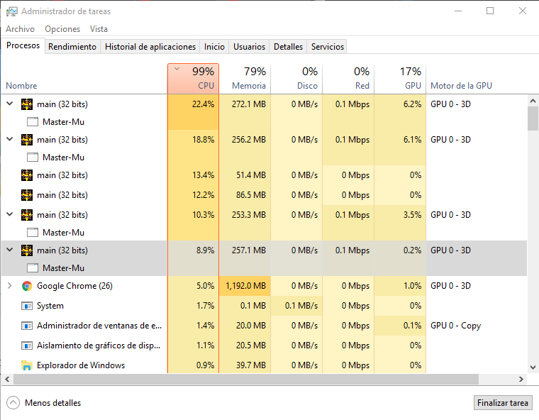 Se me cierra el mu por el PS y Advanced Guard Screen13