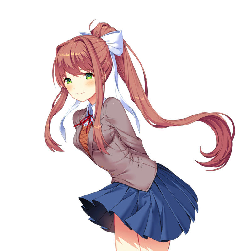 Monika, Yuri, Sayori, y Natsuki del doki doki literature club 3aa10