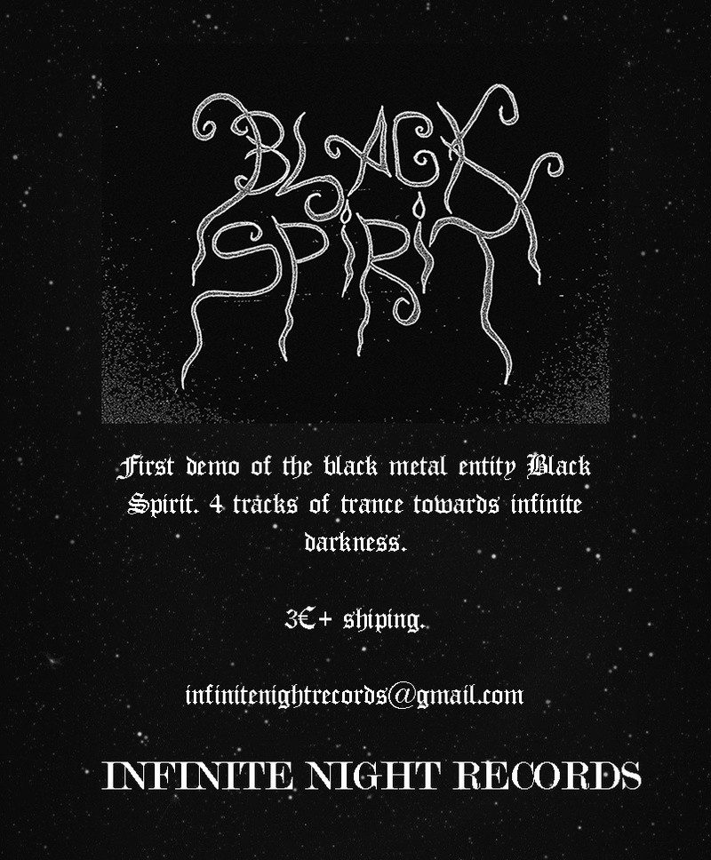 BLACK SPIRIT  In a vortex to the infinite night  DEMO CASSETTE Flyer011