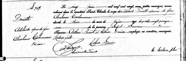 Sépulture de Abraham Carbonneau Ade10