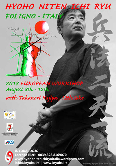 2018 Hyoho Niten Ichi Ryu European Seminar Poster11