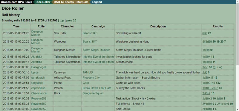 Dice Roller Information Roll_h10