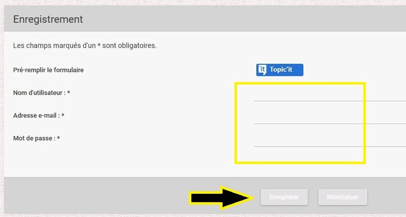 Tutoriel : Créer un compte sur le forum et créer un sujet 3_form10