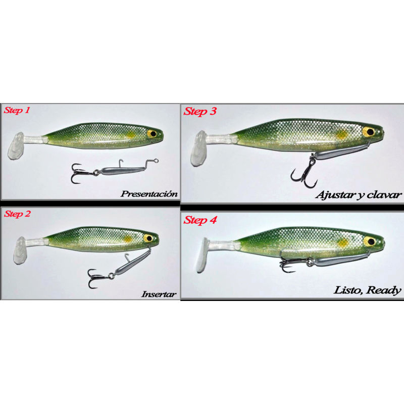 Pesca con swiming  soft baits Longas10