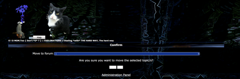 The moving of sub forums within a single category~ Screen17