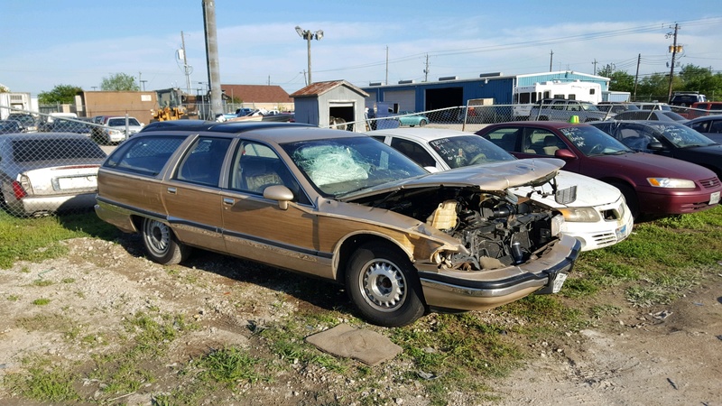 New car!  one owner LDM Roadie wagon crashed! Totalled? I think not... 727010