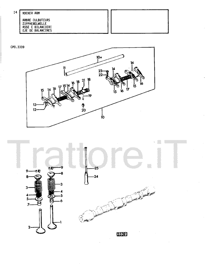 LANDINI 8500 Recherche document technique et entretien  01900022