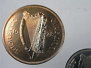 Estado Libre Irlandés (1928, primera serie de monedas) ¿EBC/SC/proof? 2b10
