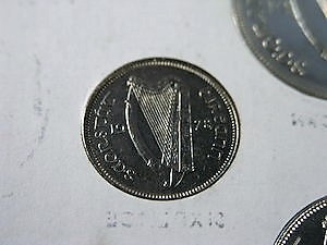 Estado Libre Irlandés (1928, primera serie de monedas) ¿EBC/SC/proof? 3b10