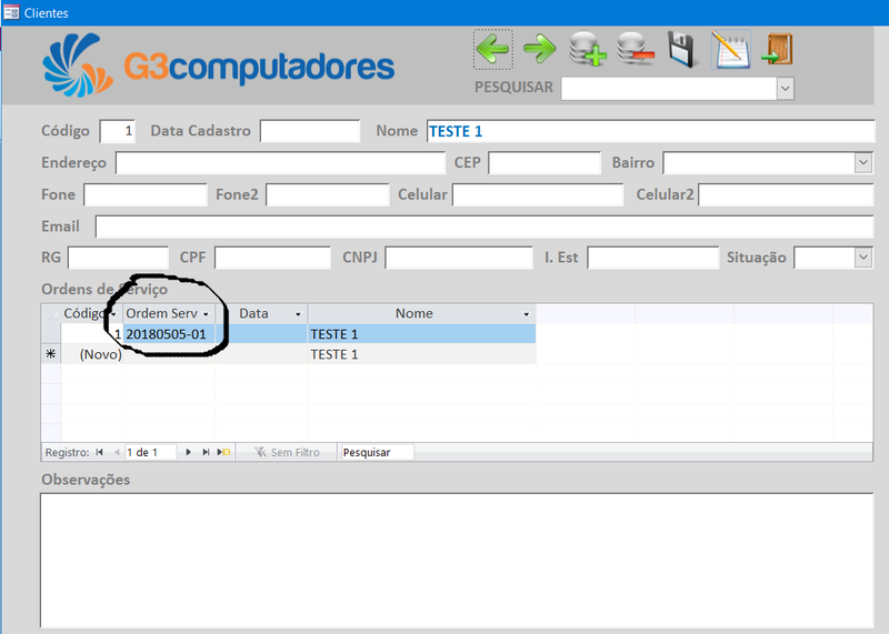 [Resolvido]Como clicar num campo de subformulario e abrir somente um registro em outro formulario Client10