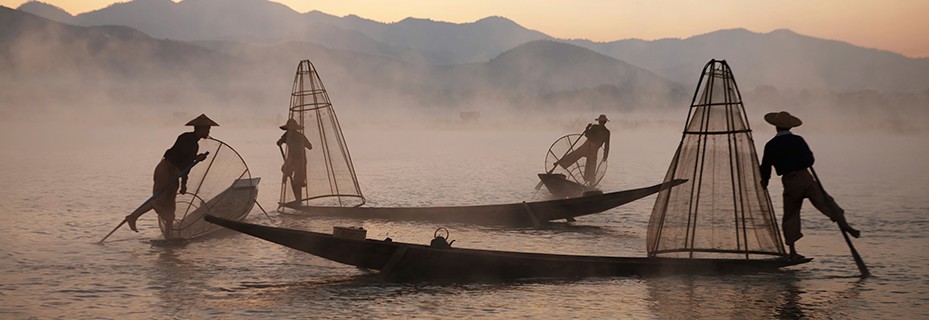 Balade en SUP sur le lac Inya au coeur de Yangon Inle_l10