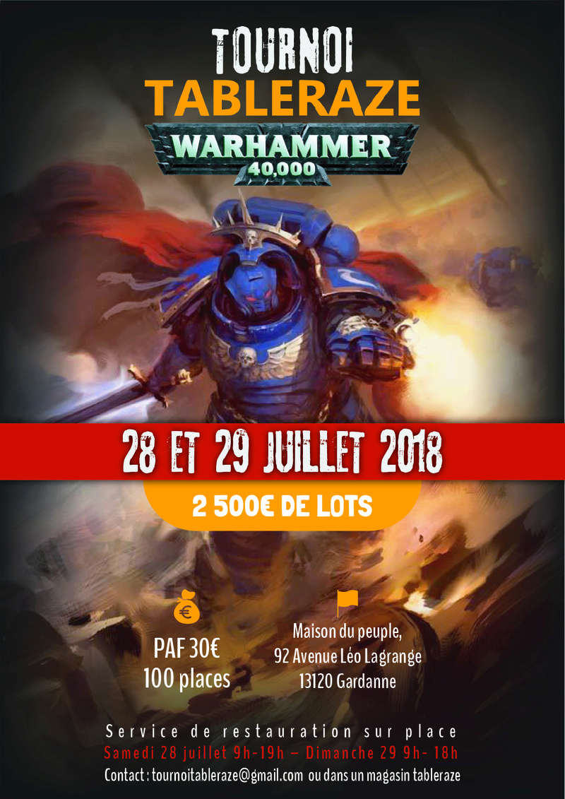 [13] TOURNOI TABLERAZE 2000 Points 28 et 29 Juillet 2018 Affich14