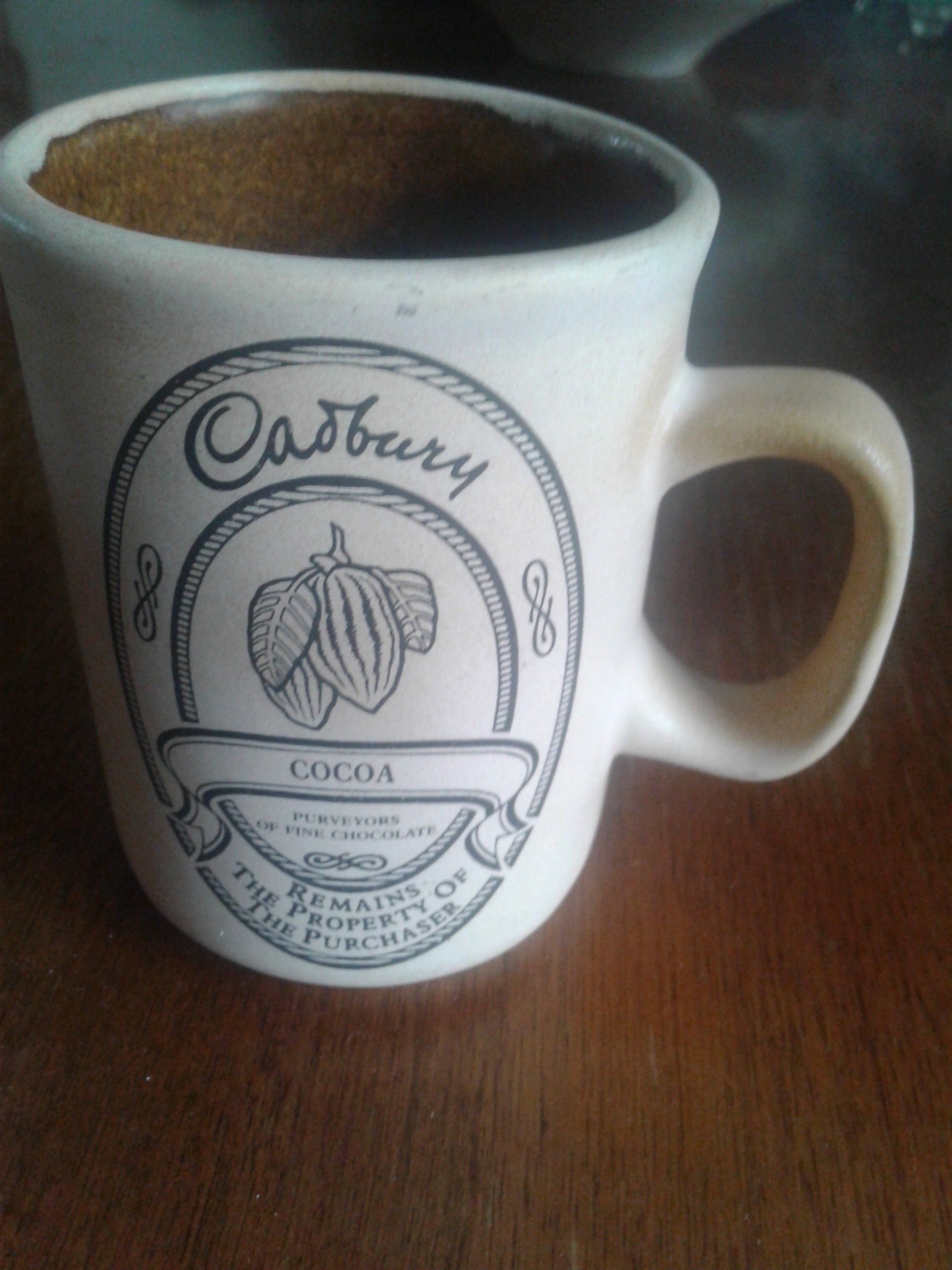 pottery - A Stewart Potteries Cadbury mug. 20180514