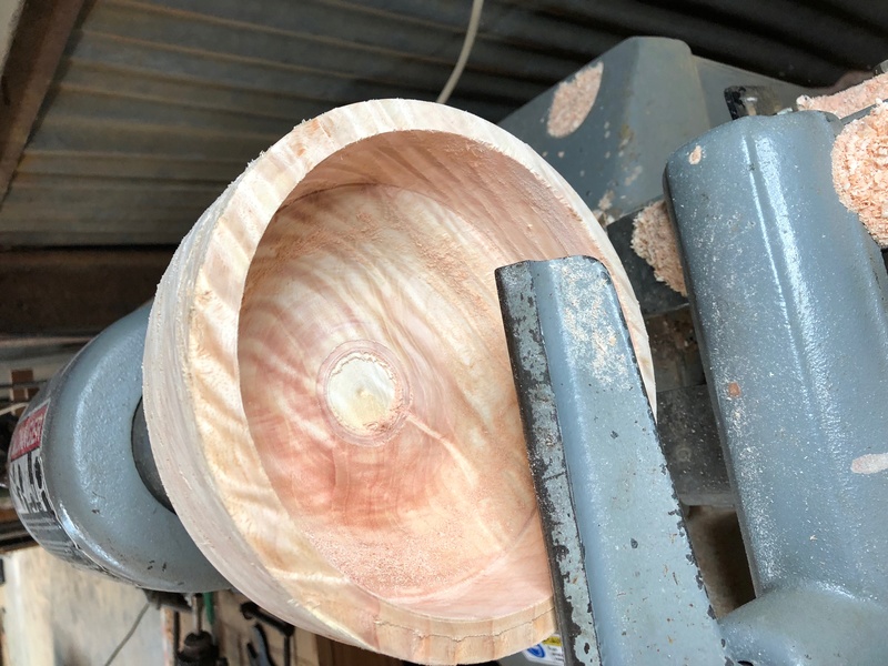 Turning bowls from green wood Img-0811