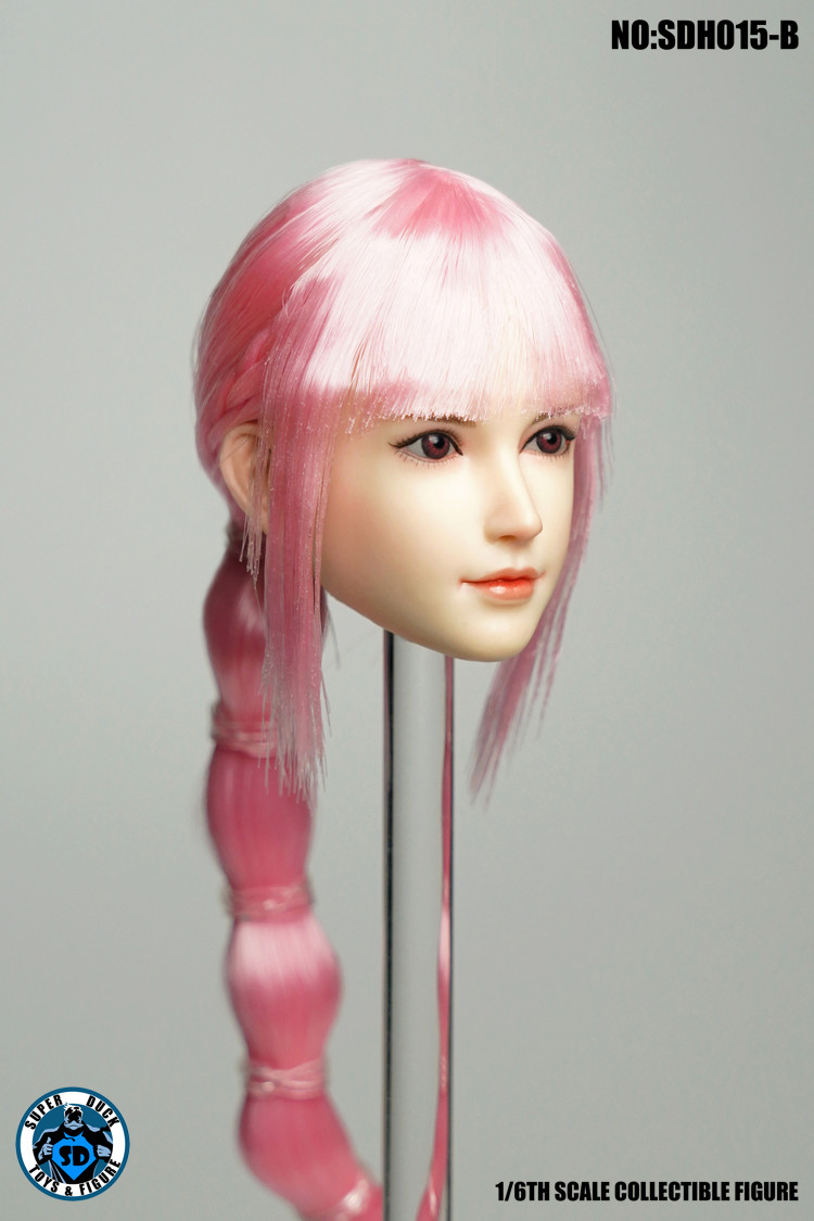 female - NEW PRODUCT: SUPER DUCK: 1/6 SDH014 female head carving - ABC three models & SDH015 Female head carving - ABCD four models 1710