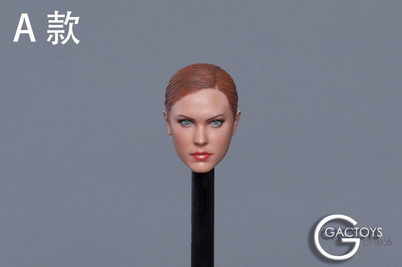 headsculpt - NEW PRODUCT: GACTOYS new product: 1 / 6 European and American cold female killing hand carving [GC022 -A, B, C, D.4] 611