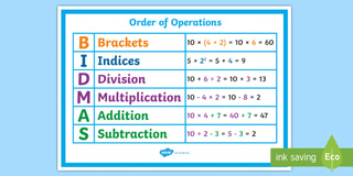 order of operation and rounding T2-m-110