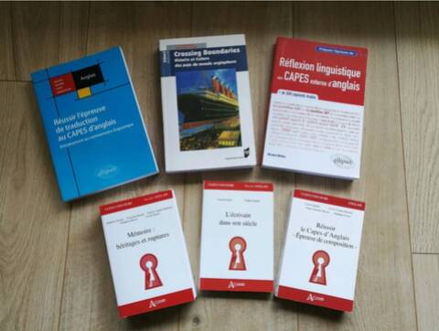 Vente de livres pour la préparation au CAPES externe anglais