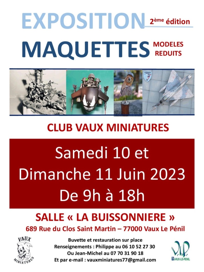 VAUX MINIATURES , un club au Sud-Est Francilien : notre exposition se précise. 30967510