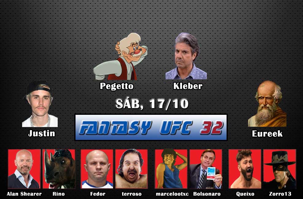 UFC ON FANTASY 32 - PEGETTO X KLEBER A COSTA ‐ 17/10, 19: Fantas34